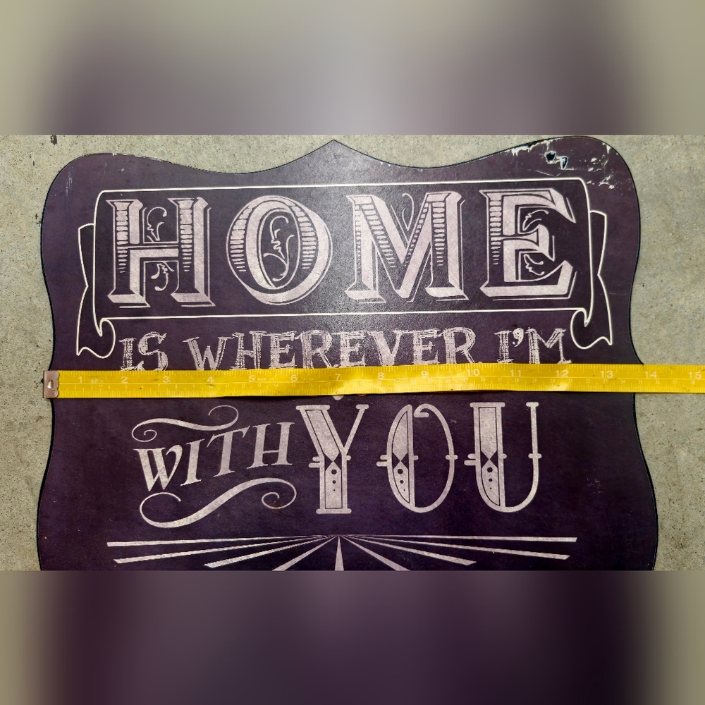 Kirklands Black Home Wall Decor Metal Sign image 3